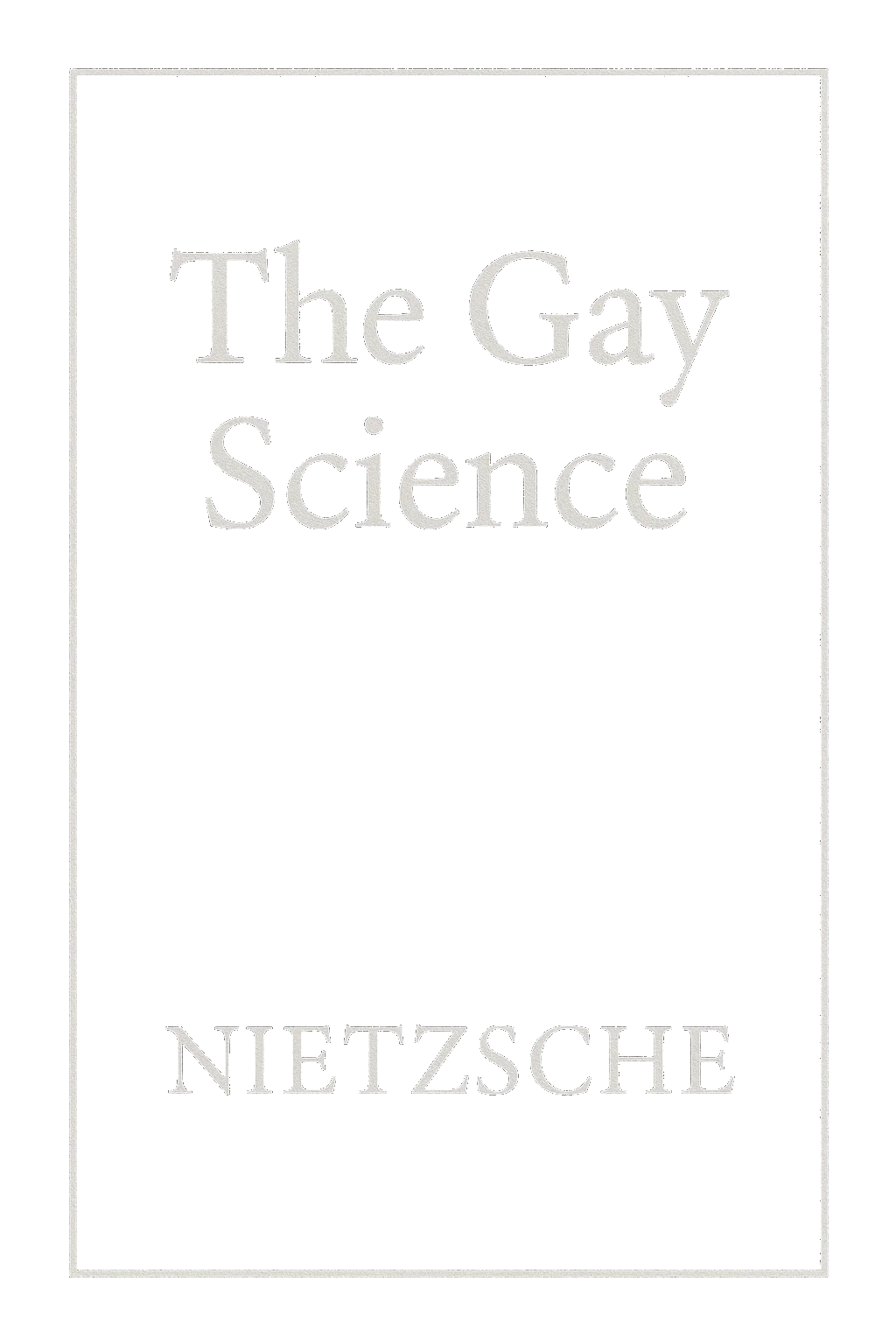 The Gay Science