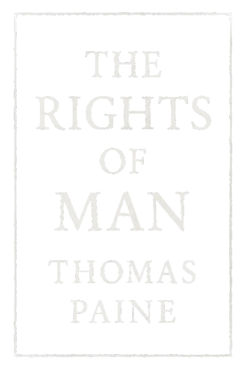 The Rights of Man